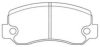 AISIN ASN-2001 Brake Pad Set, disc brake